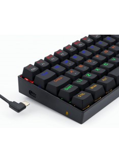 REDRAGON LAKSHMI K606R RAINBOW - BLACK - 2