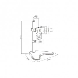 SBOX Support de bureau LCD-F012-2 / 17"-32" - 2