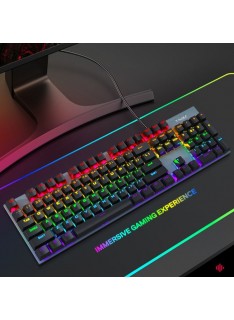 Tunisie Skymil|Clavier Gamer|T-Wolf|T-WOLF T17 RGB MÉCANIQUE FILAIRE|75,000 TND