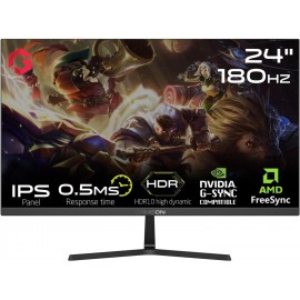 Tunisie |Skymil|GAMEON|Ecrans Gamer|GAMEON 24" IPS 180 Hz PRO-SERIES GOPS24180IPS - BLACK