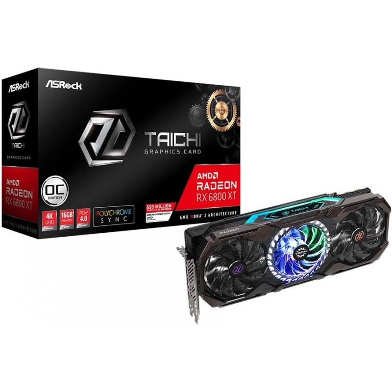 Tunisie |Skymil|AsRock|Carte Graphique|ASROCK RADEON RX6800XT TAICHI 16G OC