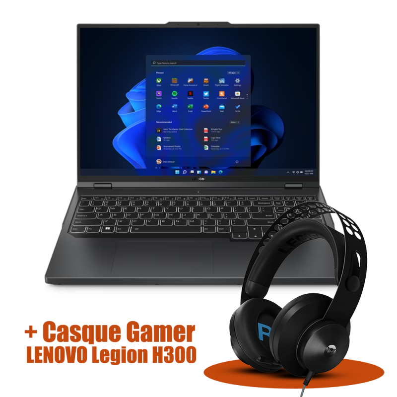 LENOVO LÉGION PRO 5 16ARX8 | Ryzen™ 9 7945HX | 16Go DDR5 | 1To SSD - 1