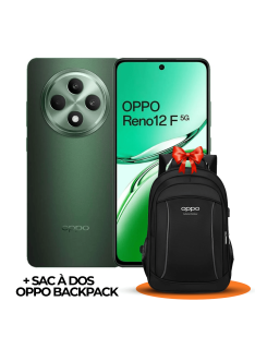 Tunisie Skymil|Smartphone|OPPO|Smartphone OPPO Reno12 F 5G 12Go 256Go - VERT + Sac à Dos Backpack Offert|1 429,000 TND