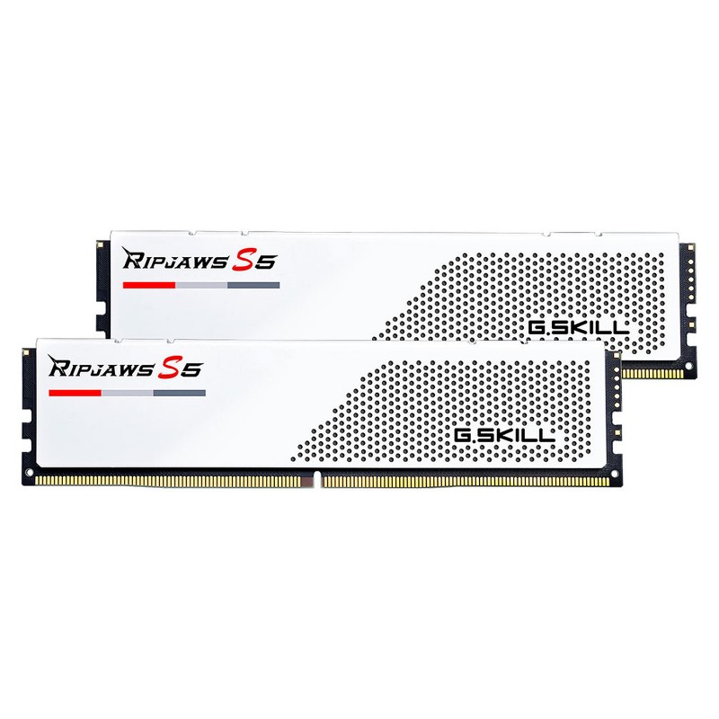 Tunisie Skymil|Barrette mémoire|G.skill|G.SKILL RIPJAWS S5 48 GB (2 x 24 GB) DDR5 5200 MHz - WHITE|469,000 TND