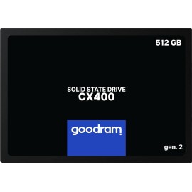 Tunisie Skymil|Disque dur / SSD / Nvme|GoodRam|GOODRAM SSD CX400 GEN2 512GB SATAIII 2.5 RETAIL|106,000 TND