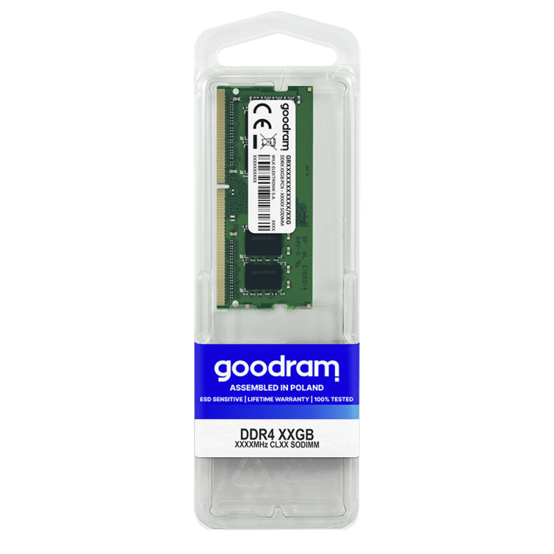 Tunisie Skymil|Barrette mémoire|GoodRam|GOODRAM DDR4 16GB PC4-25600 (3200MHZ)|99,000 TND