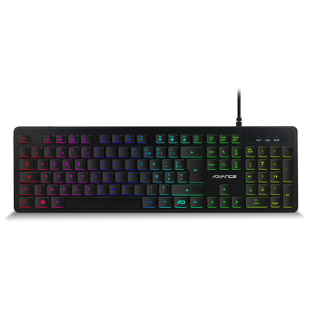 Tunisie Skymil|Clavier Gamer|Advance |ADVANCE RGB RAINBOW SMART TOUCH - NOIR|35,000 TND