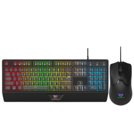 Tunisie Skymil|Ensemble|STAR WAVE|Ensemble Clavier et Souris Gamer Filaire STAR WAVE GCM1089 RGB - Noir|38,500 TND