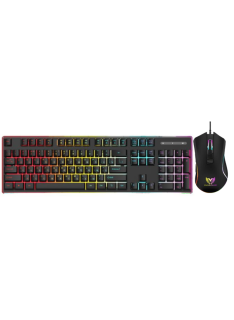 Tunisie Skymil|Ensemble|STAR WAVE|Ensemble Clavier et Souris Gamer Filaire STAR WAVE GCM1090 RGB - Noir|48,000 TND