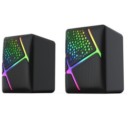 Tunisie Skymil|Haut parleur|STAR WAVE|STAR WAVE Filaire WS0123 RGB - Noir|26,500 TND