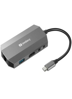 SANDBERG Dock USB-C 6IN1