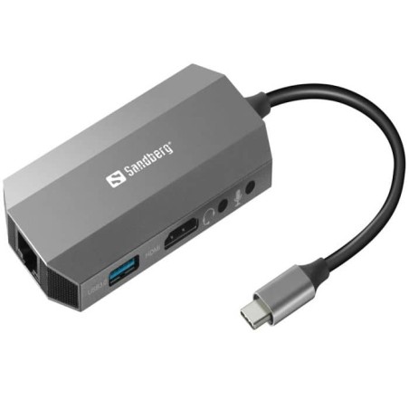 SANDBERG Dock USB-C 6IN1