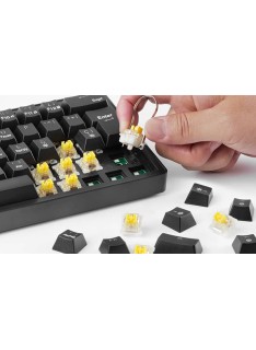 MARS GAMING MKMINIPRO YELLOW Switch | AZERTY - BLACK