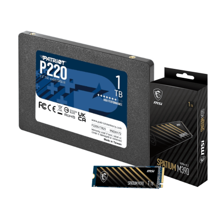 Pack Nvme 1Tb + SSD 1Tb