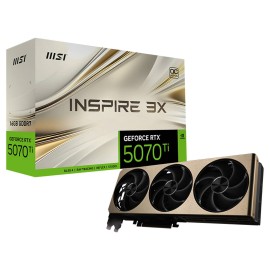 Tunisie Carte Graphique MSI GeForce RTX 5070 Ti 16G INSPIRE 3X OC PLUS