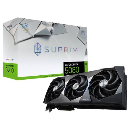 Tunisie Carte Graphique MSI GeForce RTX 5080 16G SUPRIM SOC