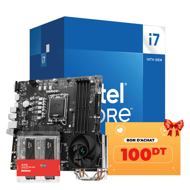 LEVEL UP i5-12400F - Bon d'achat 50Dt Offert