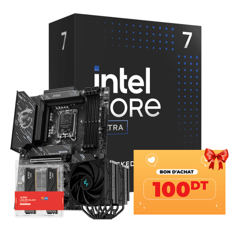 Tunisie Level Up Processeur Level Up Ultra 7 265KF - Bon d'achat 100Dt Offert