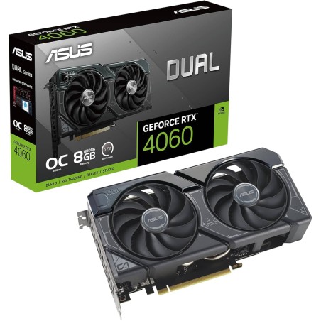 ASUS DUAL GEFORCE RTX 4060 OC 8GB BLACK EDITION