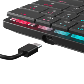 Tunisie Clavier Gamer WHITE SHARK NAGAMAKI RED SWITCH - BLACK / QWERTY