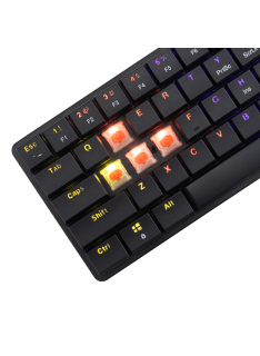 Tunisie Clavier Gamer WHITE SHARK NAGAMAKI RED SWITCH - BLACK / QWERTY