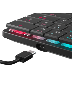 Tunisie Clavier Gamer WHITE SHARK NAGAMAKI BROWN SWITCH - BLACK / QWERTY