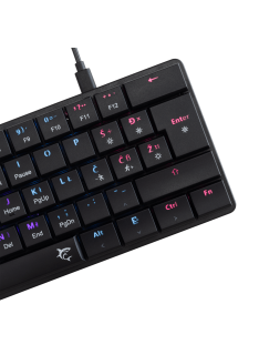 Tunisie Clavier Gamer WHITE SHARK NAGAMAKI BROWN SWITCH - BLACK / QWERTY