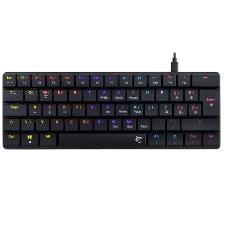 Tunisie Clavier Gamer WHITE SHARK NAGAMAKI BROWN SWITCH - BLACK / QWERTY
