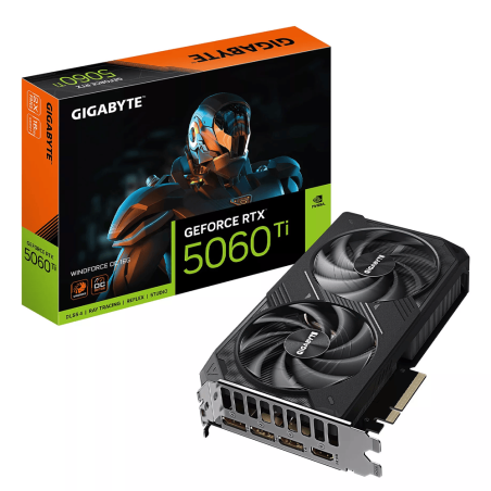 Tunisie Carte Graphique Gigabyte GeForce RTX 5060 Ti WINDFORCE 16G