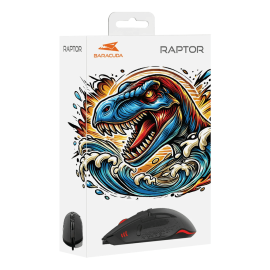 Tunisie Souris Gamer BARACUDA BGM-051 RAPTOR - BLACK