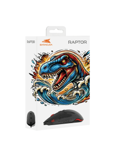 Tunisie Souris Gamer BARACUDA BGM-051 RAPTOR - BLACK