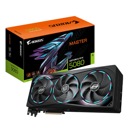 Tunisie Carte Graphique GIGABYTE AORUS GeForce RTX 5080 MASTER 16 Go