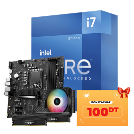 Tunisie Level Up Processeur LEVEL UP i7-12700KF | 16Gb DDR4 + Bon d'achat 100dt Offert