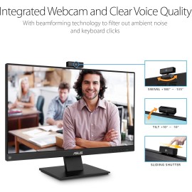 Tunisie Ecrans Pro Asus BE24EQK, 23.8" IPS - Webcam intégrée