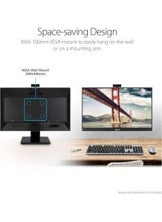 Tunisie Ecrans Pro Asus BE24EQK, 23.8" IPS - Webcam intégrée