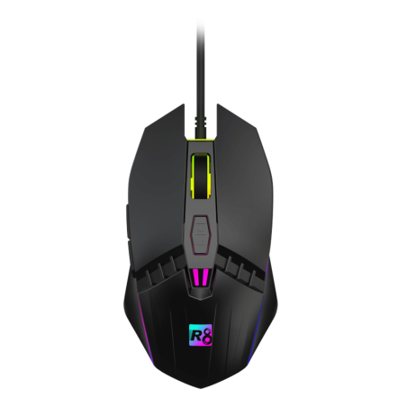Tunisie Souris Gamer R8 RGB 1617A - BLACK