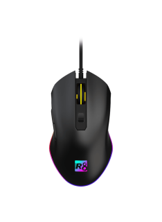 Tunisie Souris Gamer R8 RGB 1617B - BLACK