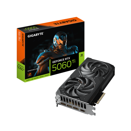 Tunisie Carte Graphique Gigabyte GeForce RTX 5060 Ti WINDFORCE 8G