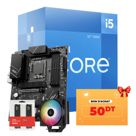 Tunisie Level Up Processeur Level Up i5-12600KF - Bon d'achat 50dt Offert
