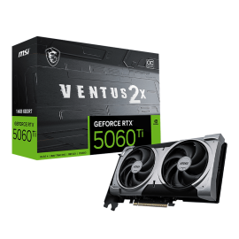 Tunisie Carte Graphique MSI GeForce RTX 5060 Ti 16G VENTUS 2X OC PLUS