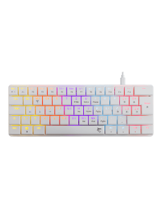 Tunisie Clavier Gamer WHITE SHARK NAGAMAKI RED SWITCH - WHITE / QWERTY
