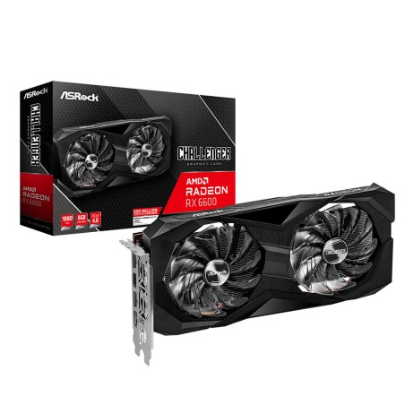 Tunisie Carte Graphique ASRock AMD Radeon RX 6600 Challenger 8GB - Black