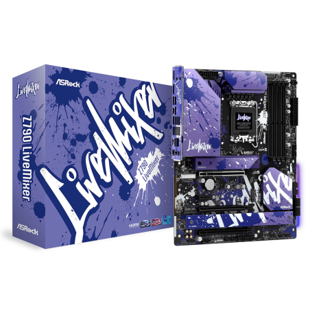 Tunisie Carte mère Intel ASROCK Z790 LiveMixer