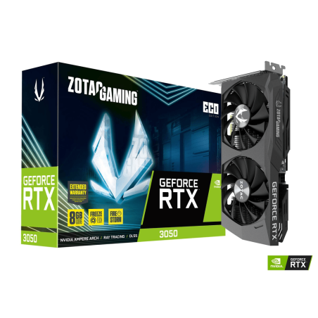 Tunisie Carte Graphique ZOTAC GAMING GEFORCE RTX 3050 ECO 8GB GDDR6