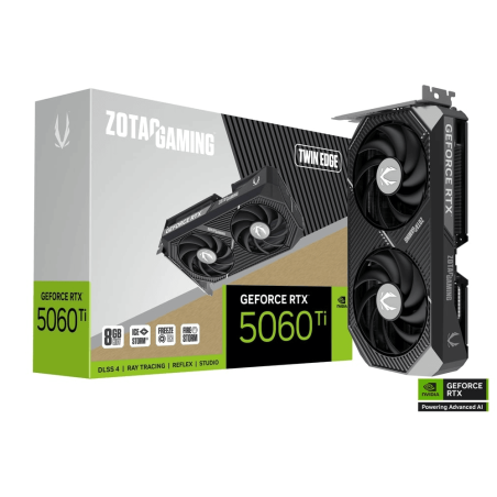 Tunisie Carte Graphique ZOTAC GAMING RTX 5060TI TWIN EDGE  8GB GDDR7