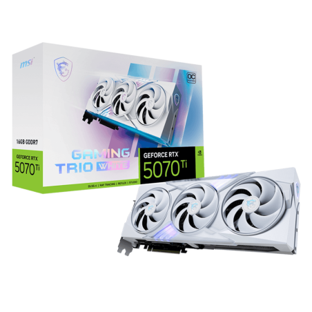 Tunisie Carte Graphique MSI GeForce RTX 5070 Ti 16G GAMING TRIO OC - WHITE