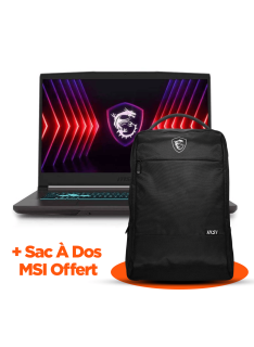 Tunisie Pc Portable Gamer MSI Thin 15 | i5-13420H | RTX 2050 4Go | 8GB DDR4 | 512Gb