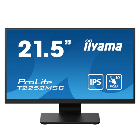 Tunisie Écran Interactif IIYAMA 21.5" ProLite T2252MSC-B2AG - 5 ms 60 Hz IPS