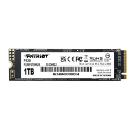 Tunisie Disque dur / SSD / Nvme Patriot P320 M.2 NVMe 1 To