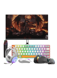 Tunisie Level Up Périphériques LEVEL UP White + Haut Parleur RGB Offert
